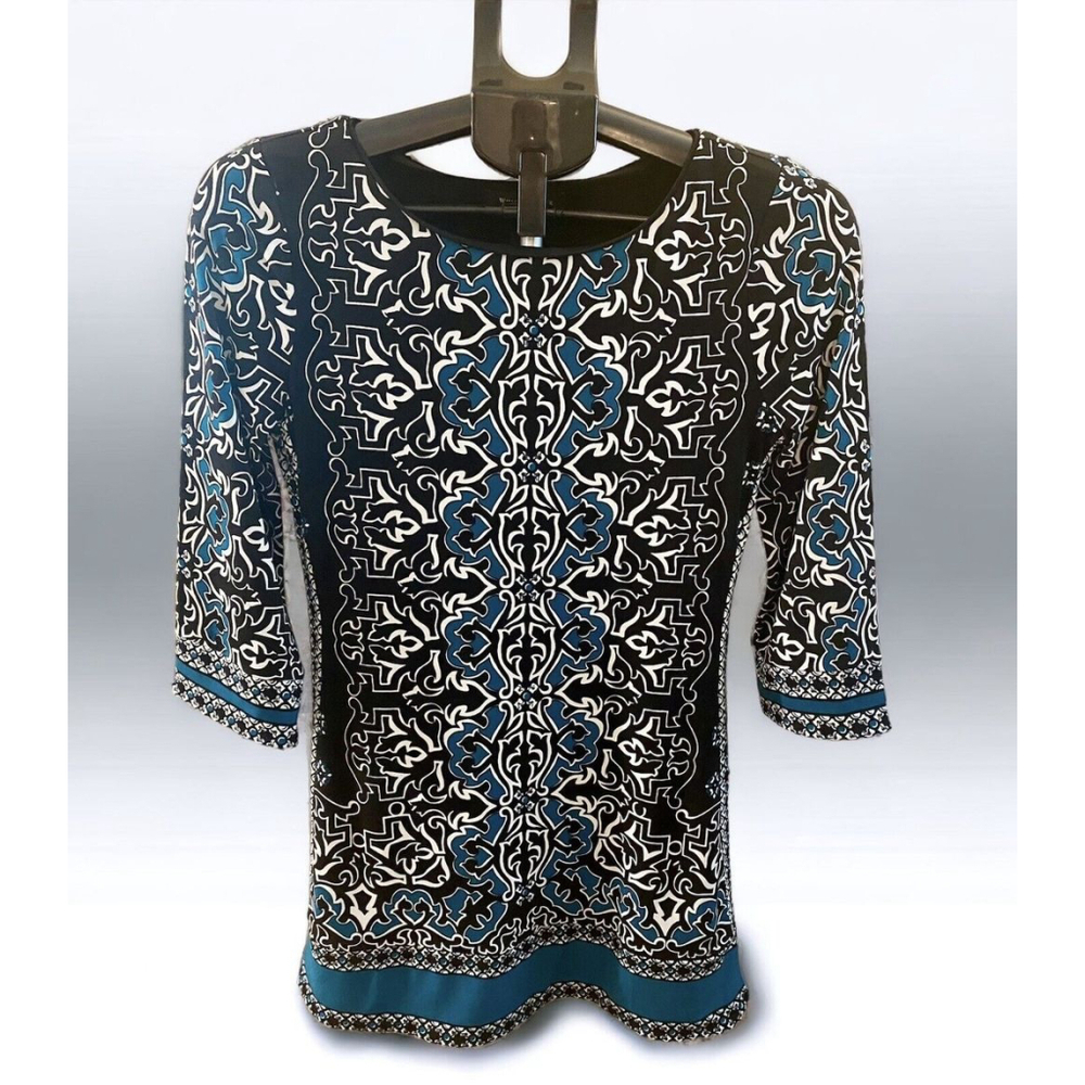 White House Black Market Dress Women’s Size XS Sheath Geometric Design - C14